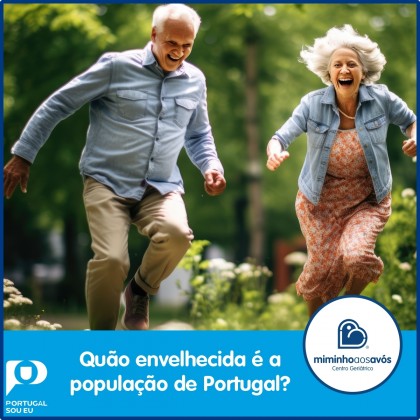 Quão envelhecida é a população de Portugal?