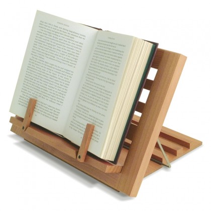 Apoio para livros em madeira