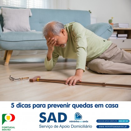 5 dicas para prevenir quedas em casa